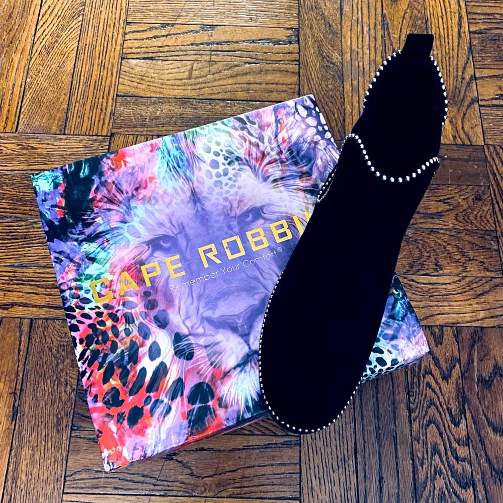 Cape Robbin Black Studded Ankle Boots